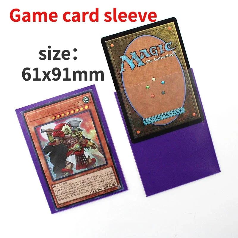 카드 슬리브 TCG 트레이딩 카드 보호대 타로 쉴드 보드 게임 오라클 카드, 무광 다채로운 표준 사이즈, 66x91mm, 100 개